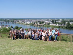 A group photo in front of the Loire!