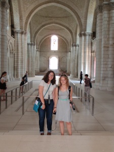 Camille and Lydia in the Abbey