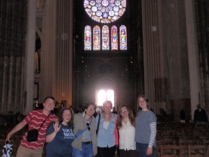 Groupe photo in the Abbaye